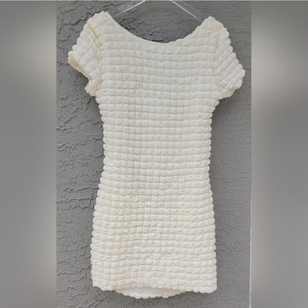 NWT Princess Polly Tahlee Backless Mini Dress Cream Size 12 - Picture 5 of 10